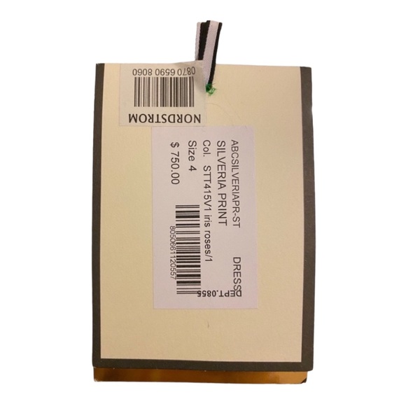 NWT sz 4 CHIARA BONI Silveria Dress LA PETITE ROBE Roses Floral Wedding Reunion - Picture 4 of 16